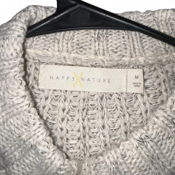 Happy x Nature oatmeal chunky knit sweater
Size medium - Picture 3 of 5